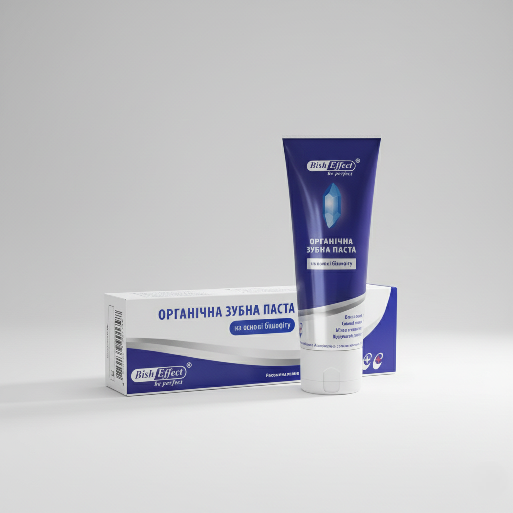 Зубна паста Bisheffect Бішофіт Полтавський на основі бішофіту та магнію 75 мл (30668723)