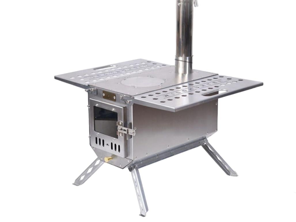 Піч дров'яна для намету Optima з нержавіючої сталі (GВ-400) Піч дров'яна для намету Optima з нержавіючої сталі (GВ-400)