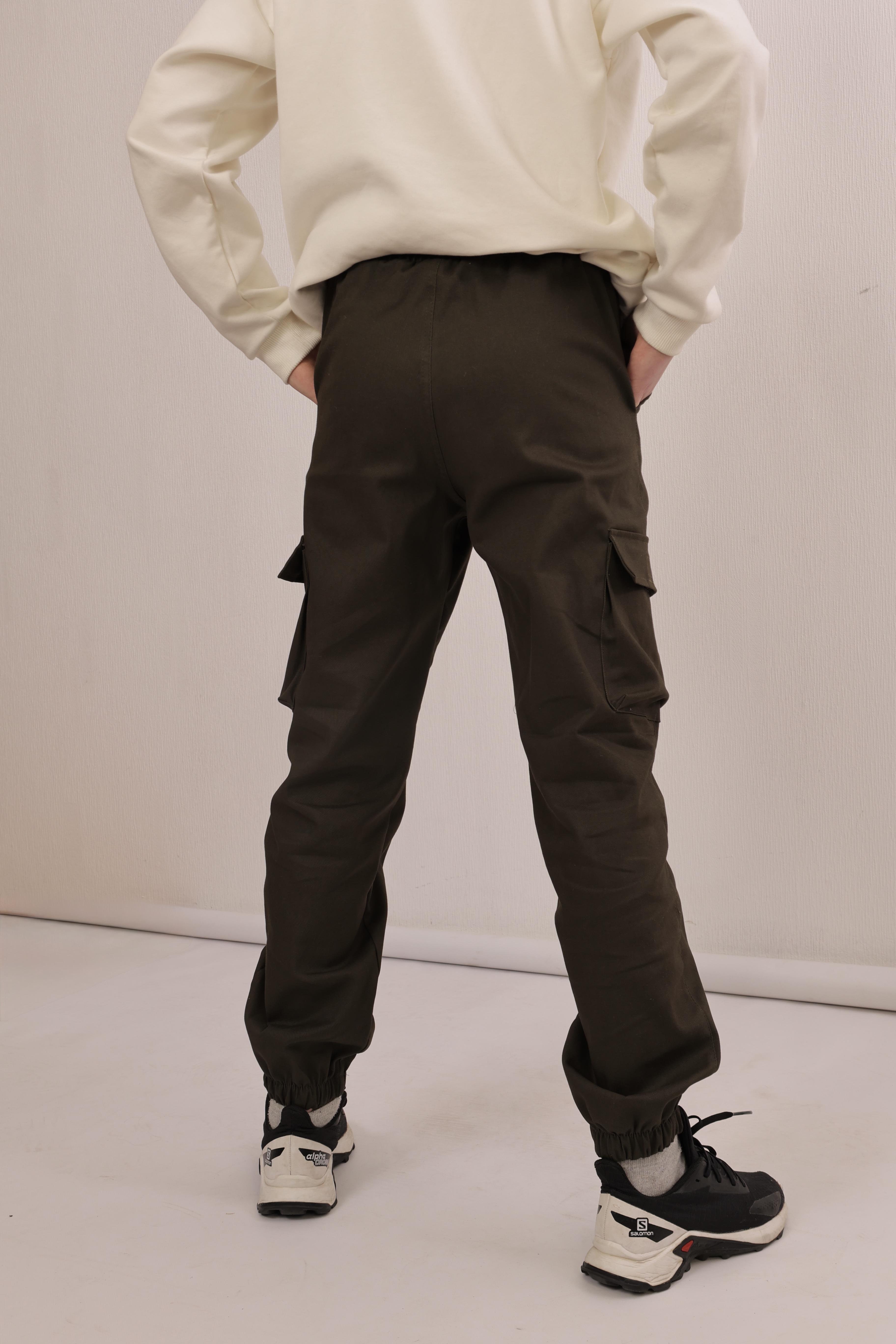 Штаны-джогеры детские демисезонные летние хлопковые р. 152 Хаки (дж демі-152х) - фото 2 Штаны-джогеры детские демисезонные летние хлопковые р. 152 Хаки (дж демі-152х) - фото 2