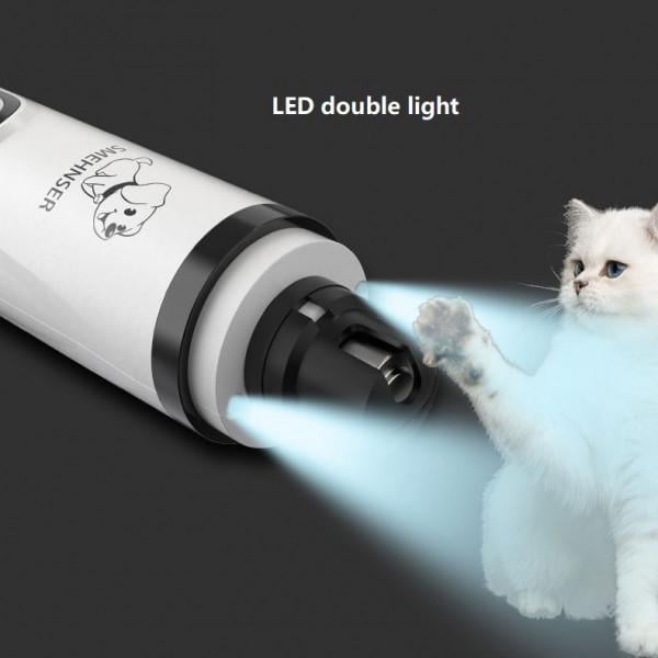 Гриндер для когтей собак и кошек SMEHNSER PG01 Белый (2174) - фото 3 Гриндер для когтей собак и кошек SMEHNSER PG01 Белый (2174) - фото 3