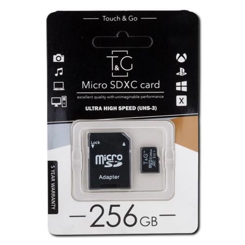 Карта памяти MicroSDXC 256GB UHS-3 10 Class с адаптером (23460-01_704)