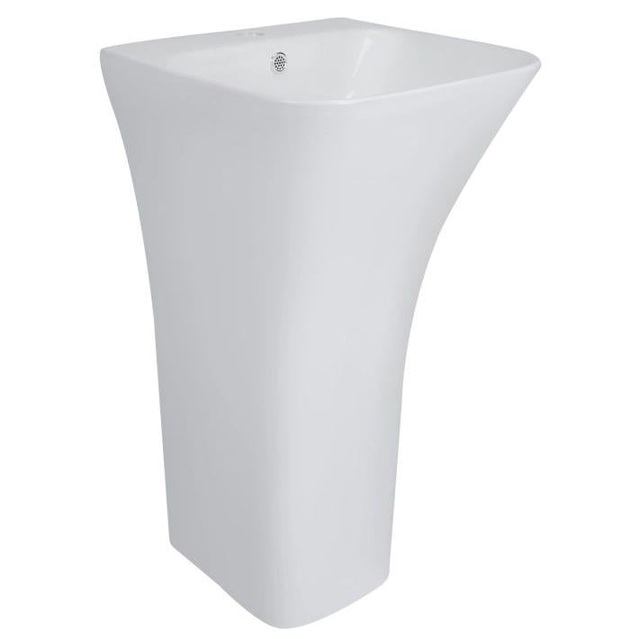 Умивальник накладний Q-tap Crow QT0511G315WN47321 445x435x825 мм Білий (235904)