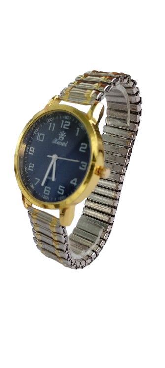Наручные часы мужские Xwei на металлическом браслете d 40 мм Gold/Blue/Gold/Silver (4136)