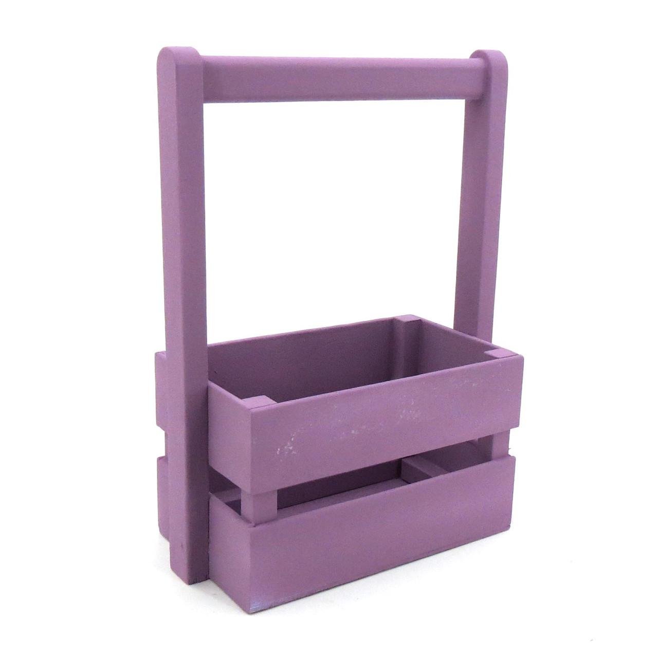 Корзинка подарочная из дерева Тилтон 12х20 см Флокс (ПДК-0023155)