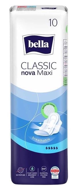 Гигиенические прокладки Bella Сlassic Nova Maxi 10 шт. Гигиенические прокладки Bella Сlassic Nova Maxi 10 шт.