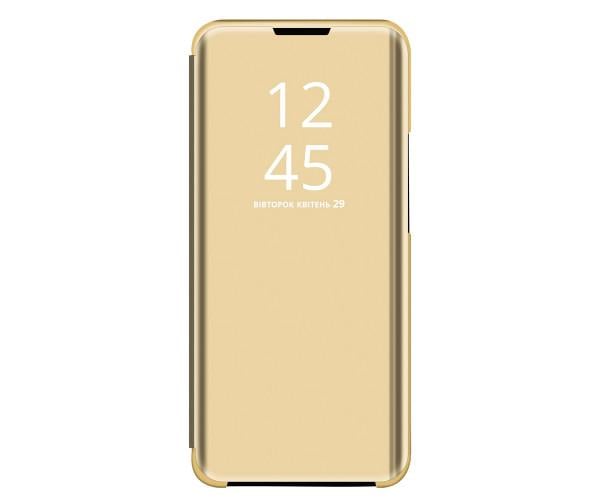 Чехол книжка зеркало Clear View для Realme C33 Золотой Чехол книжка зеркало Clear View для Realme C33 Золотой