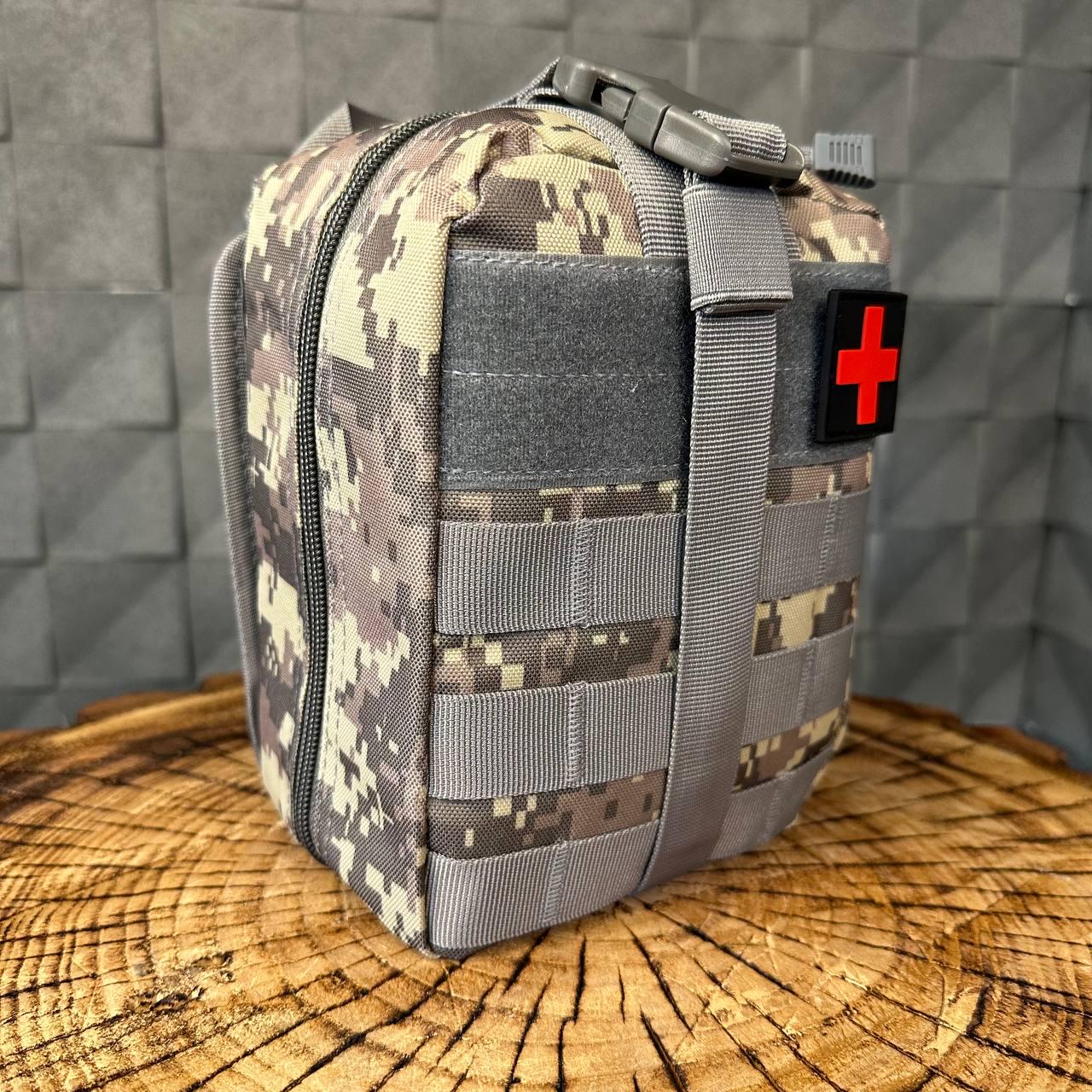 Подсумок для аптечки быстрого сброса стандарт НАТО Пиксель - фото 2 Подсумок для аптечки быстрого сброса стандарт НАТО Пиксель - фото 2