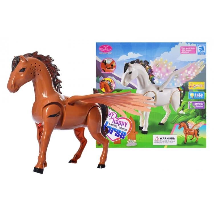 Интерактивная игрушка Конь Пегас со светом и звуком (28443368)