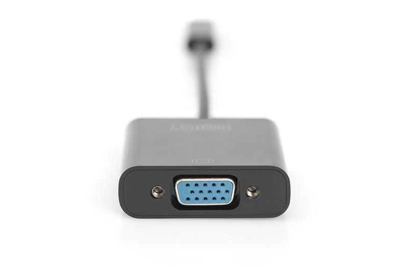 Адаптер Digitus USB-C VGA Full HD M/F 0,15 м (ERC-DA-70853) - фото 4