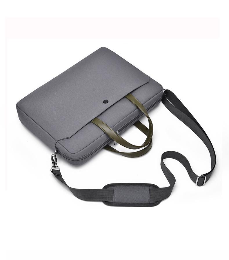 Сумка для ноутбука 17-17,3" або документів велика протиударна Сірий (IBN047S) - фото 5 Сумка для ноутбука 17-17,3" або документів велика протиударна Сірий (IBN047S) - фото 5