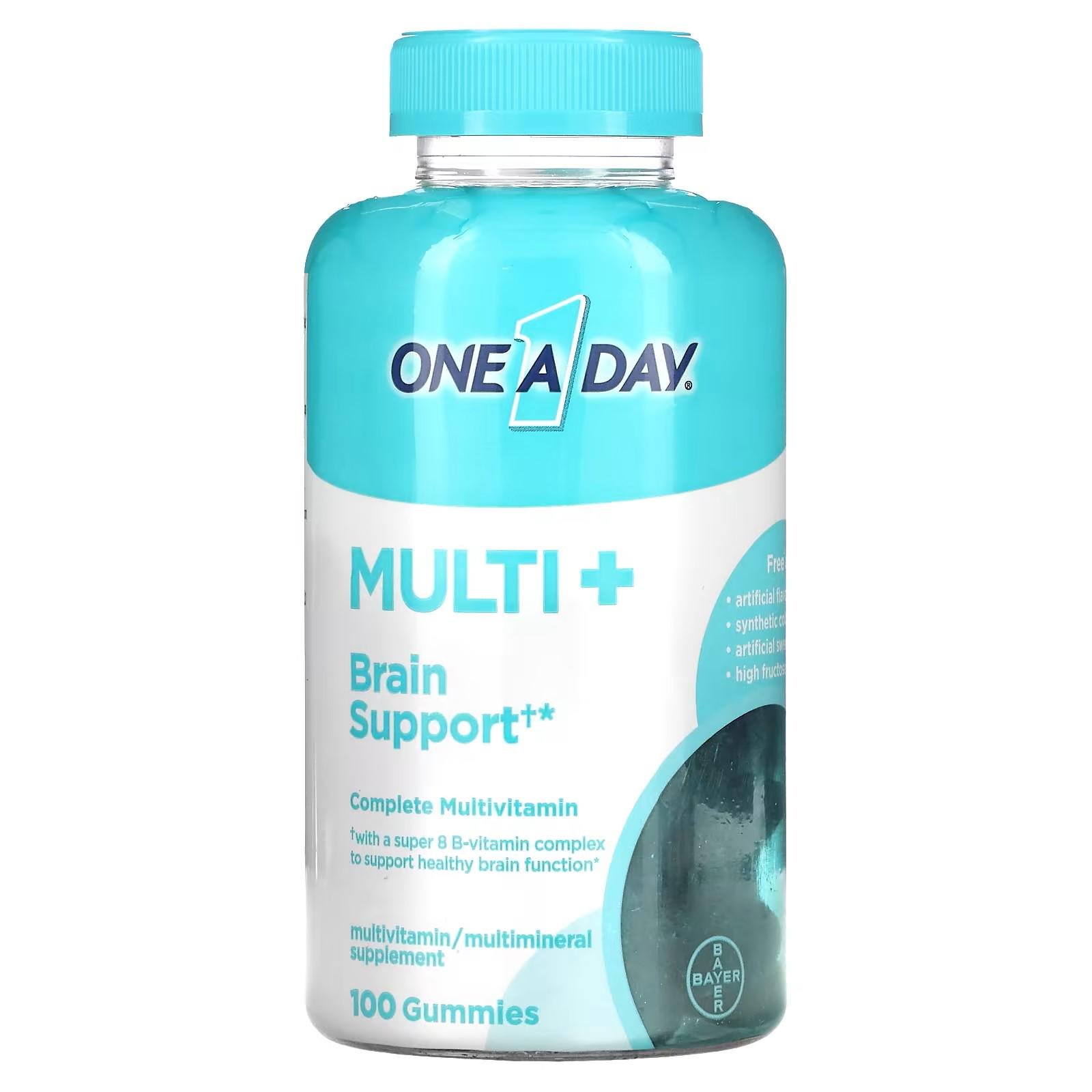 ᐉ Витамины One-A-Day Multi + Brain Support 100 Gummies
