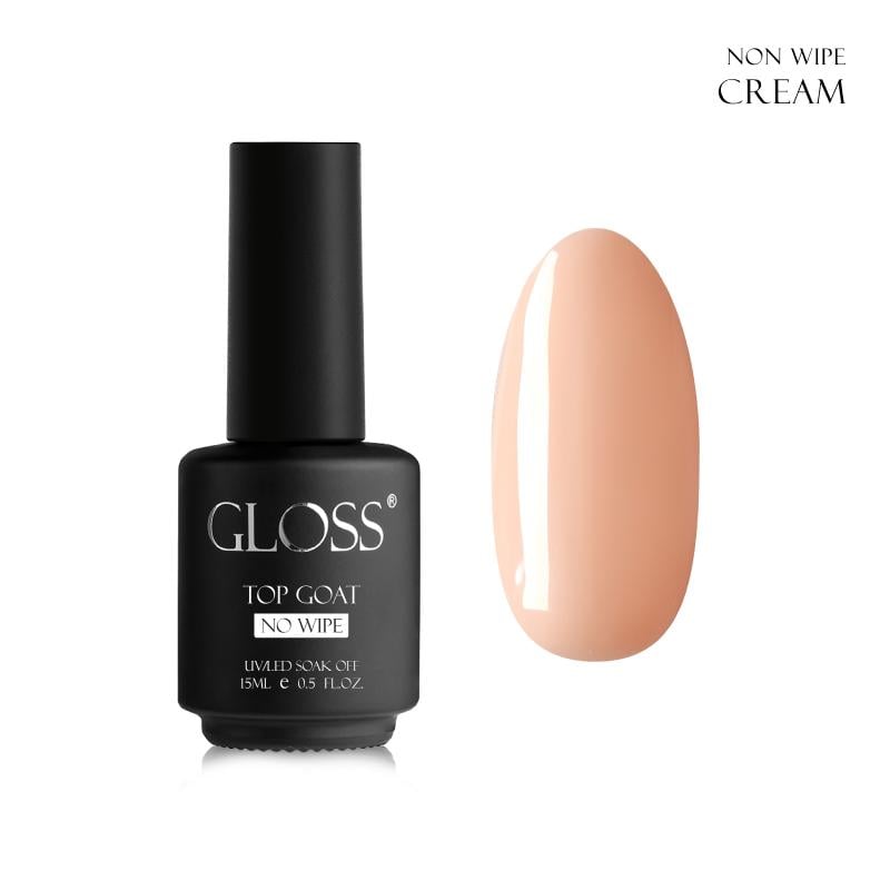 Топ камуфлюючий для гель-лаку GLOSS COMPANY Top coat 15 мл Cream (89727)