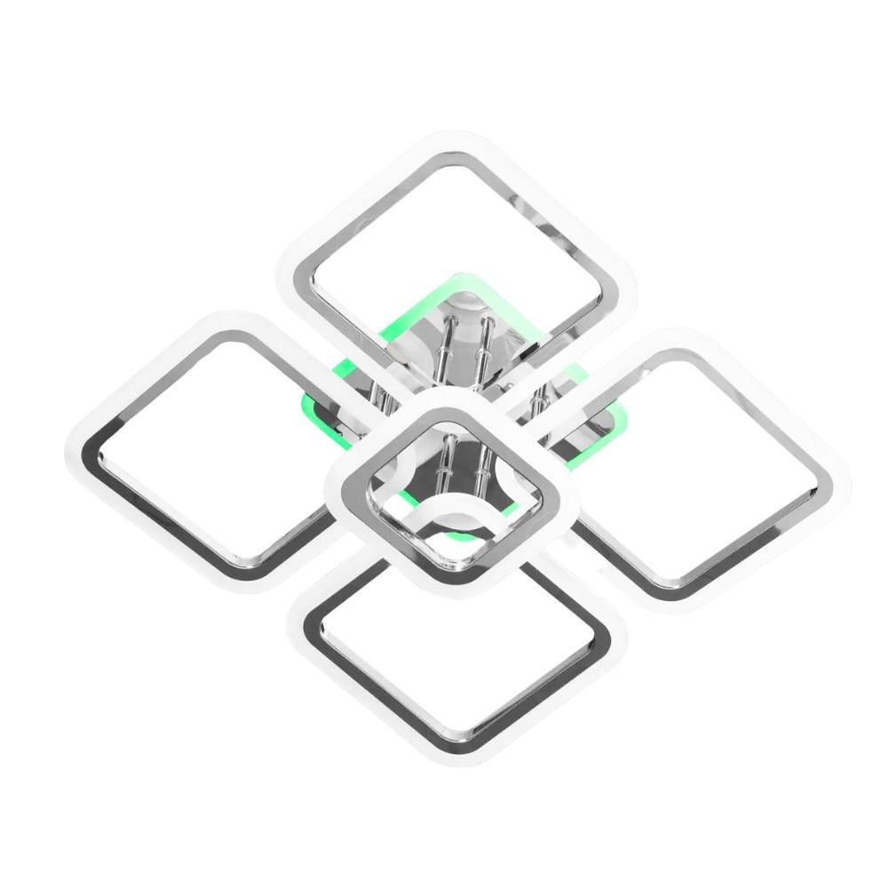 Люстра LED Svet с пультом SY-5330/4+1CR 102W Хром
