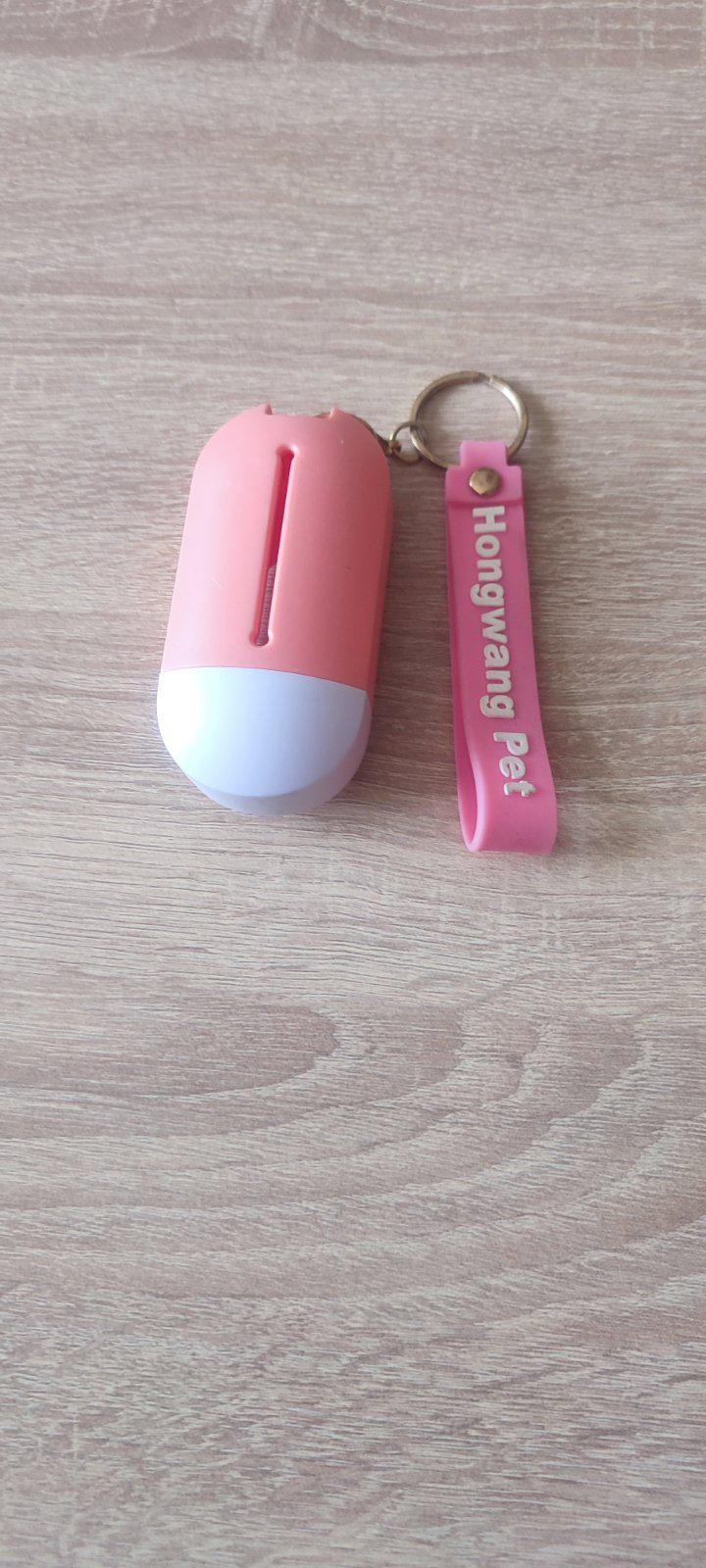 Диспенсер контейнер для пакетів для собак Рожевий - фото 5