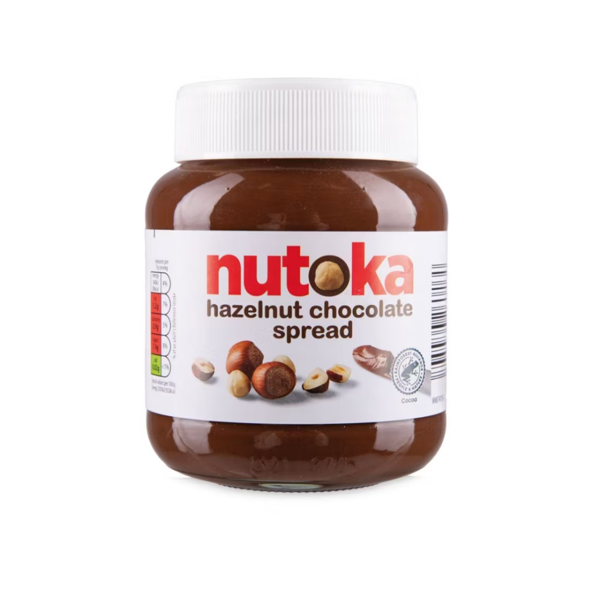 Паста ореховая шоколадная Nutoka с фундуком 400 г (7583567763360)