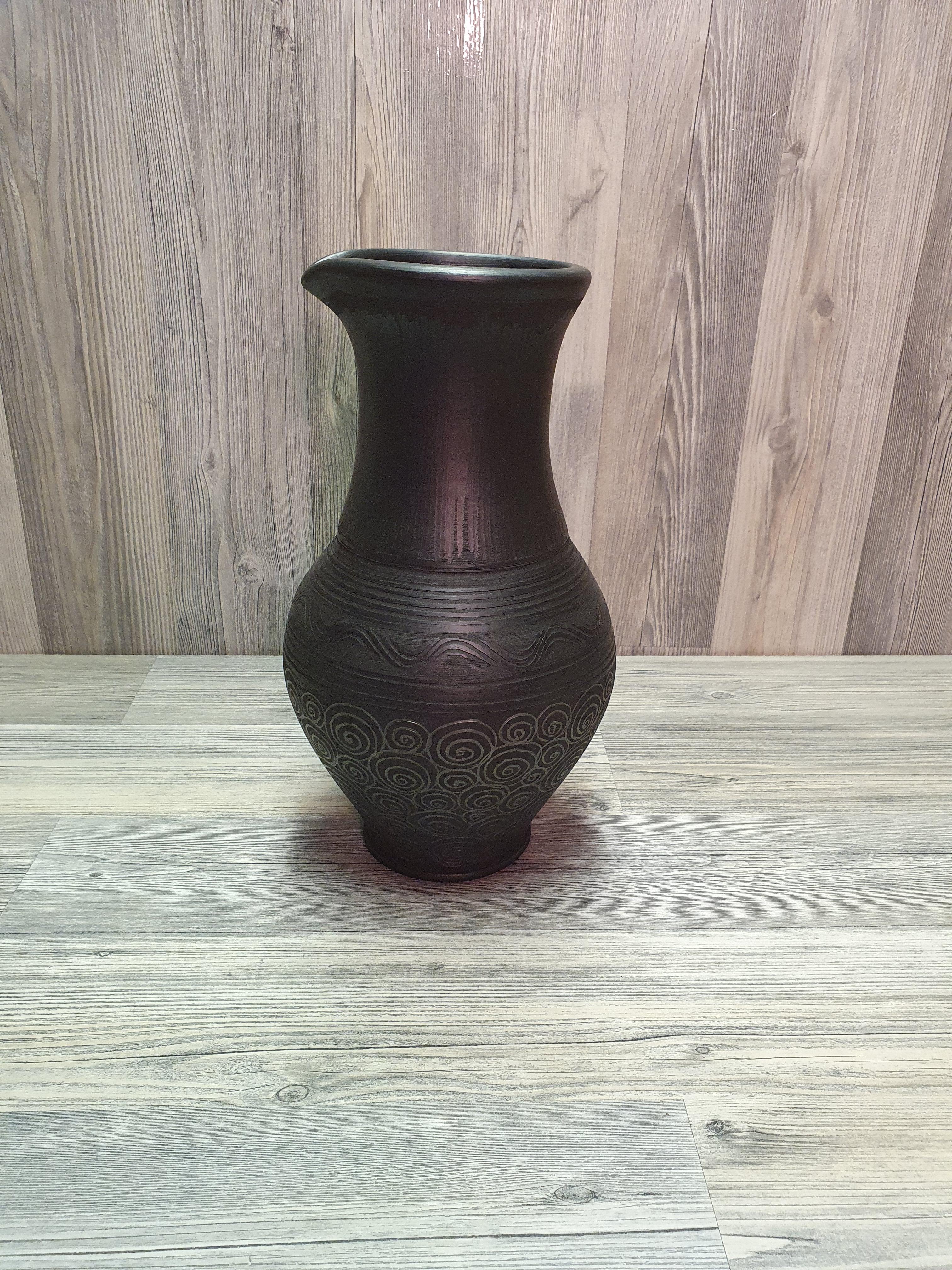 Кувшин из черной глины (5291) - фото 6 Кувшин из черной глины (5291) - фото 6