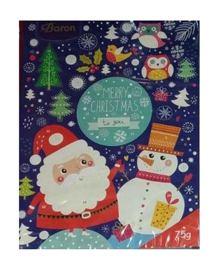 Новорічний адвент календар Baron шоколадний (АК-01)