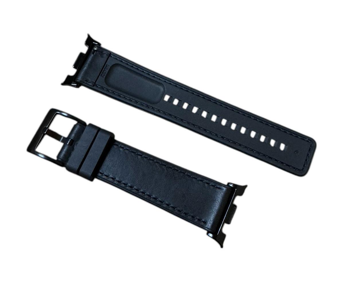 Ремешок для часов Primolux Leather Silicone Samsung Galaxy Watch 8 46 мм/44 мм/40 мм Black (2767642385) - фото 4 Ремешок для часов Primolux Leather Silicone Samsung Galaxy Watch 8 46 мм/44 мм/40 мм Black (2767642385) - фото 4