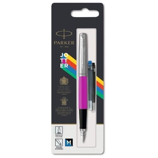 Ручка перьевая Parker Jotter 17 Plastic Pink (CT FP M 15 516)