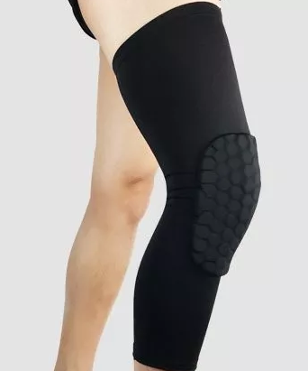 Наколінник для баскетболу Soft protectio захисний з подушкою 1 шт. Чорний (933369457)