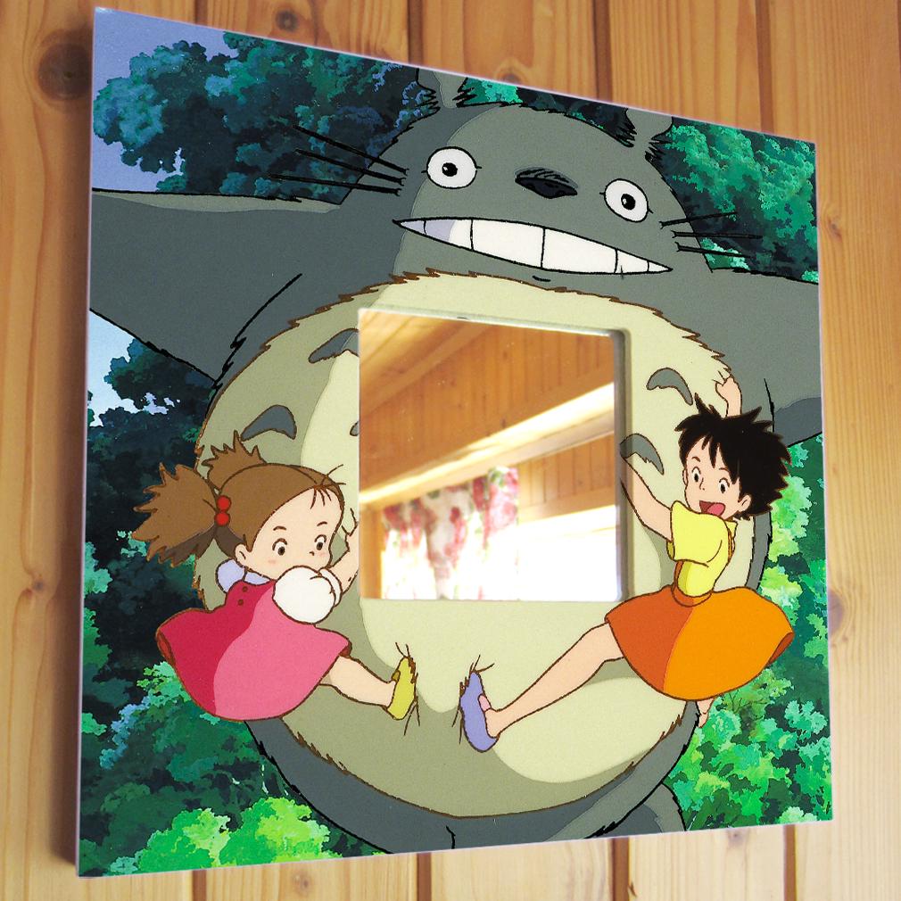 Зеркало декоративное Мультфильм "Мой сосед Тоторо - Миядзаки" 260х260 мм (M04337)