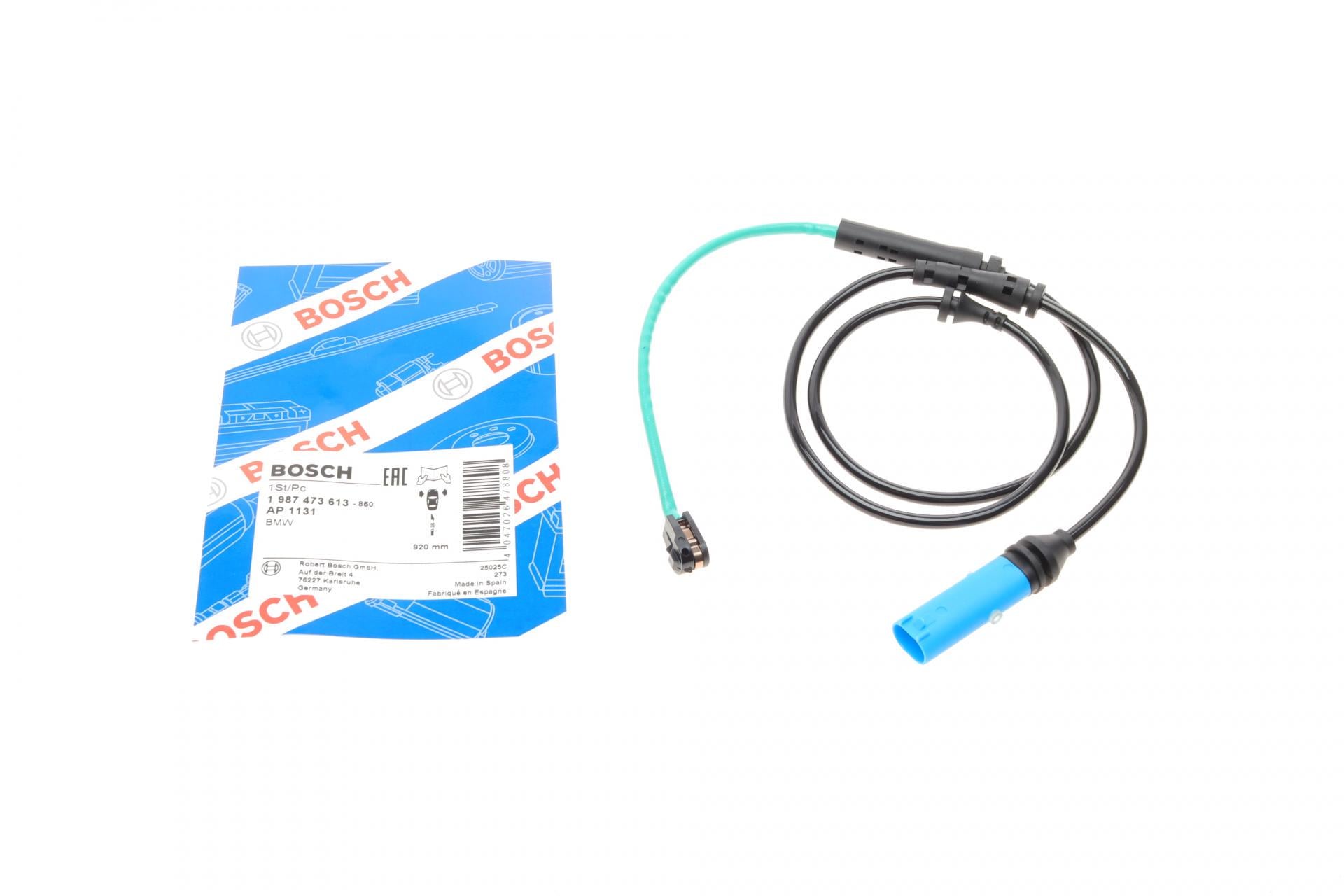 Датчик износа тормозных колодок передних BMW 5 G30,F90/7 G11/G12 15- L 920 мм (1 987 473 613)