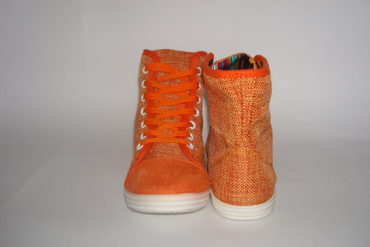 Кеди жіночі Sport р. 36 23 см Помараняевий - фото 4 Кеди жіночі Sport р. 36 23 см Помараняевий - фото 4