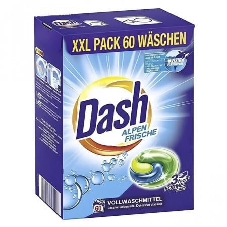 Капсули для прання Dash Alpen Frische 3в1 1,59 кг 60 шт. Капсули для прання Dash Alpen Frische 3в1 1,59 кг 60 шт.