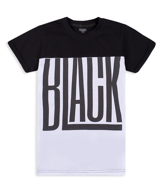 Футболка детская для мальчика Gabbi Юниор 128 см Белый (12190)