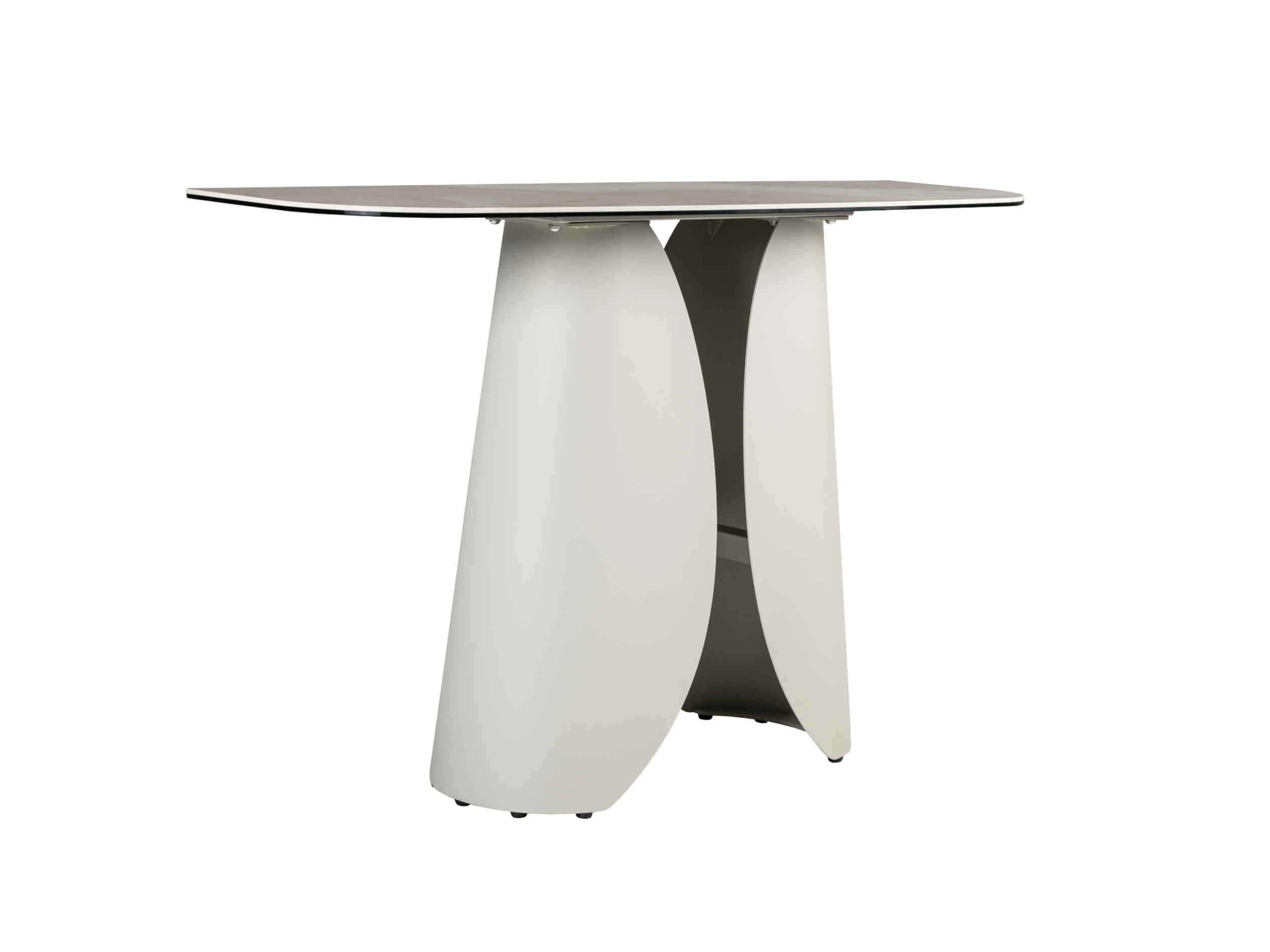 Консоль Лунарио Vetro 1200х400х760 мм Айвори оникс/Айвори - фото 4