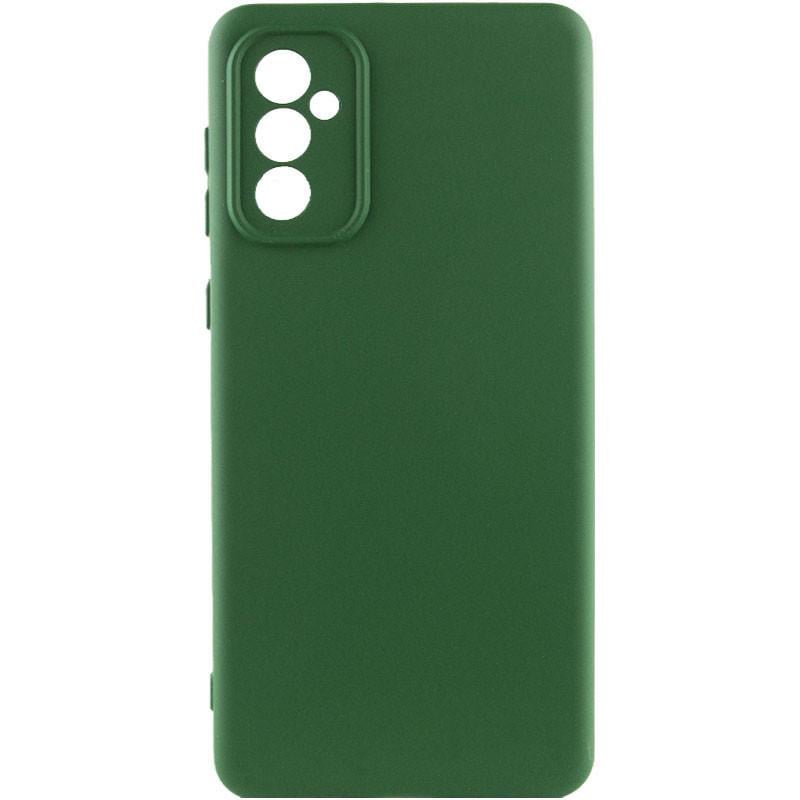 Противоударный Чехол Silicone Cover Lakshmi Full Camera (A) для Samsung Galaxy A34 5G Зеленый / Dark green