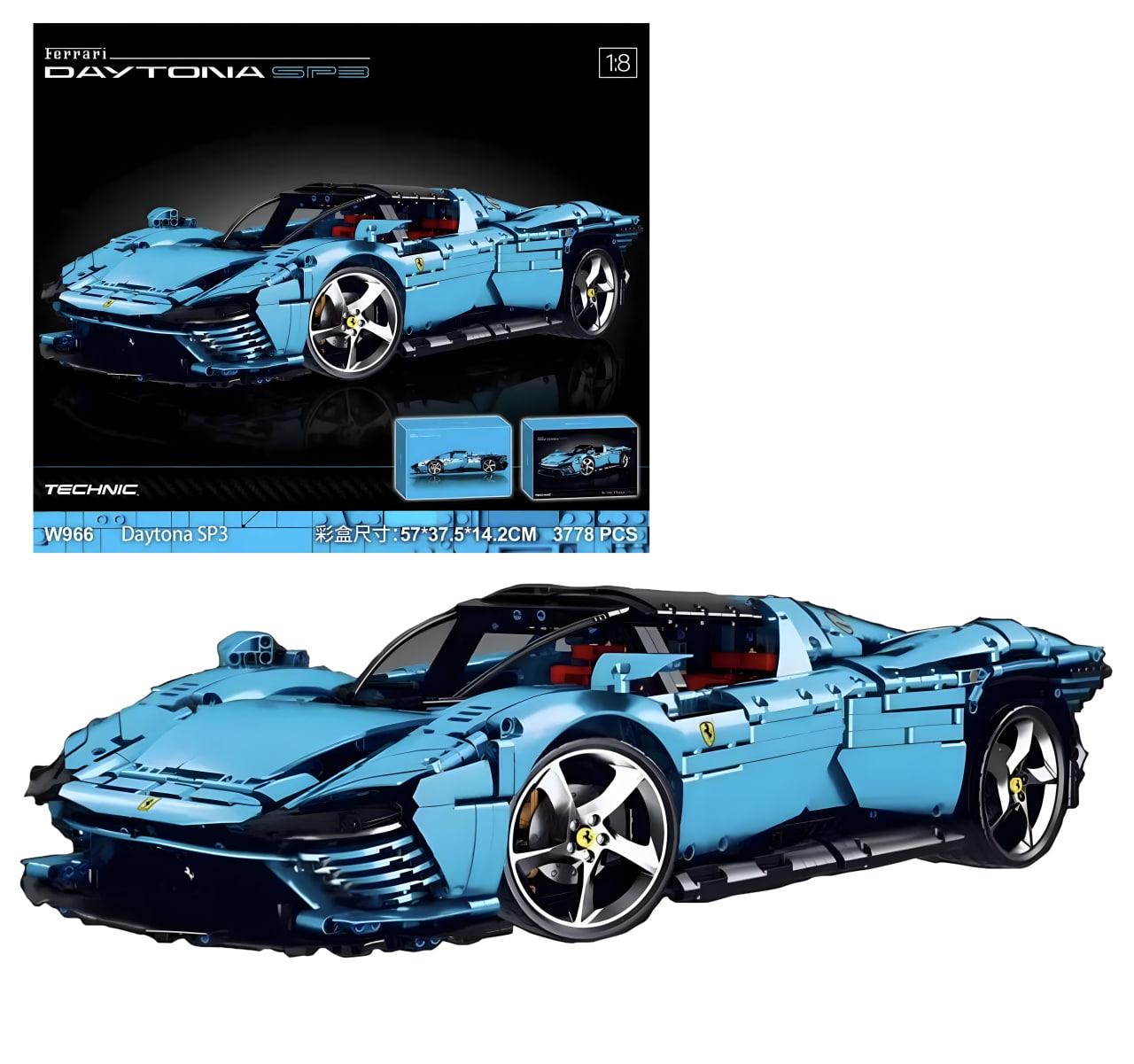 Конструктор Technic Ferrari Daytona SP3 3778 деталей 1:8 (SIZ-W966) - фото 3 Конструктор Technic Ferrari Daytona SP3 3778 деталей 1:8 (SIZ-W966) - фото 3
