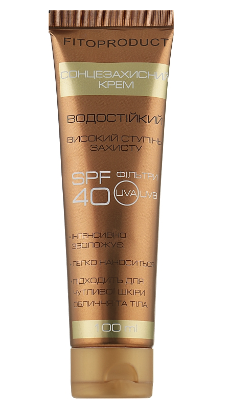 Крем солнцезащитный Фитопродукт для людей со светлой кожей SPF40 100 мл (4820159304677)