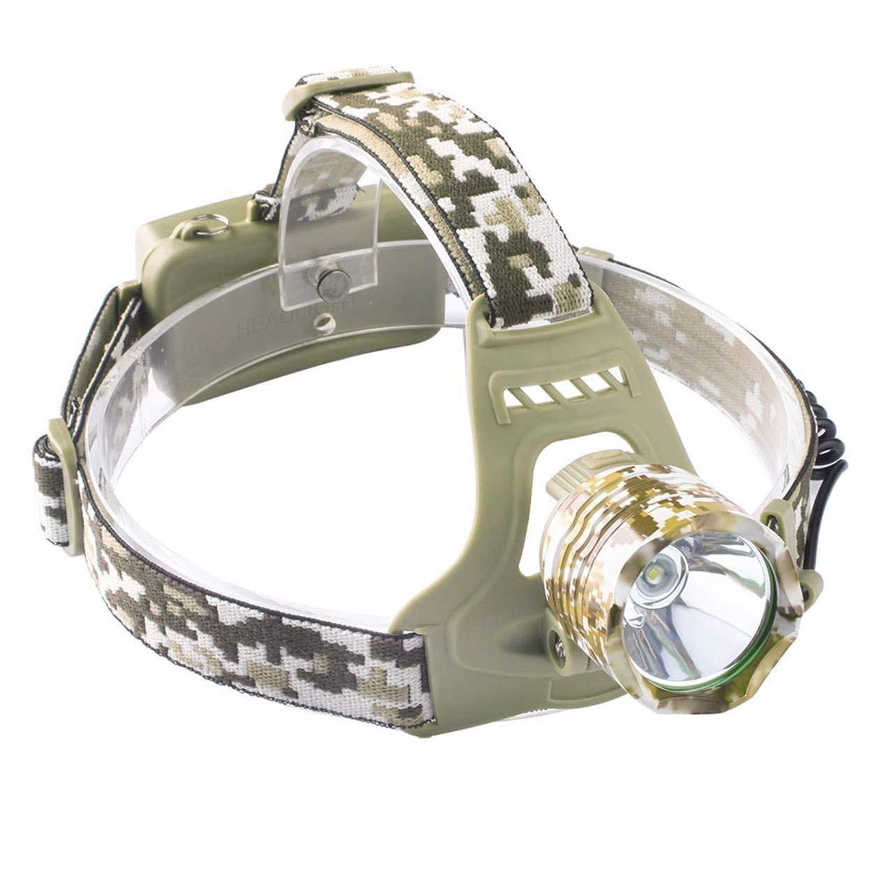 Налобный светодиодный фонарь камуфляжный X-Balog BL-002M-T6 с оптическим зумом до 600 м