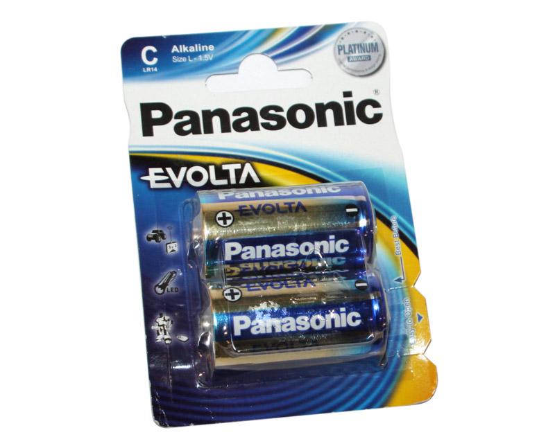 Батарейки Panasonic C/LR14 Evolta 1,5V 2 шт. (LR14EGE/2BP)