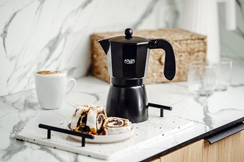 Кофеварка гейзерная Adler AD 4420 max 520 мл Black (3326ecf7) - фото 10
