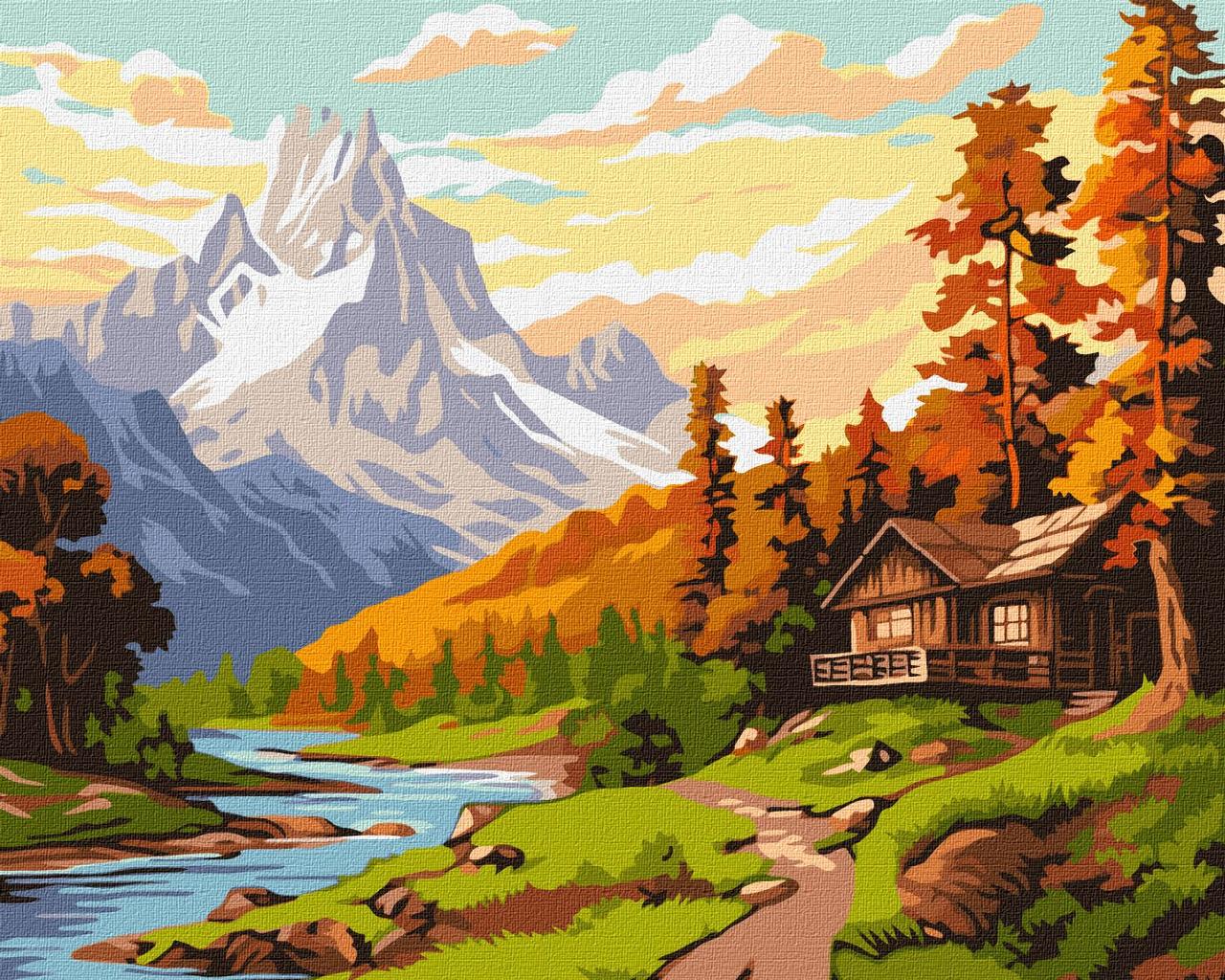 Набор для росписи по номерам Амурский тигр 40х50 см (KHO6339)