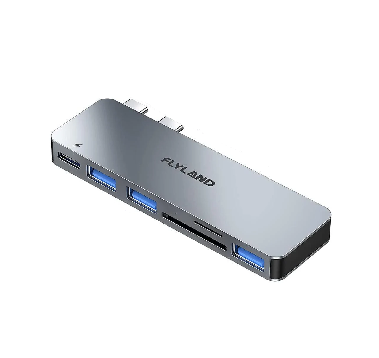 Концентратор USB Hub Dual для MacBook Pro/Air 2020/2019/2018 M1 з Thunderbolt 3 USB C 3 порти USB 3.0 зчитувач карт SD/micro (1778209574)
