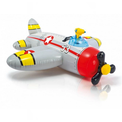 Плот надувной Intex 57537 Самолет 132х130 см