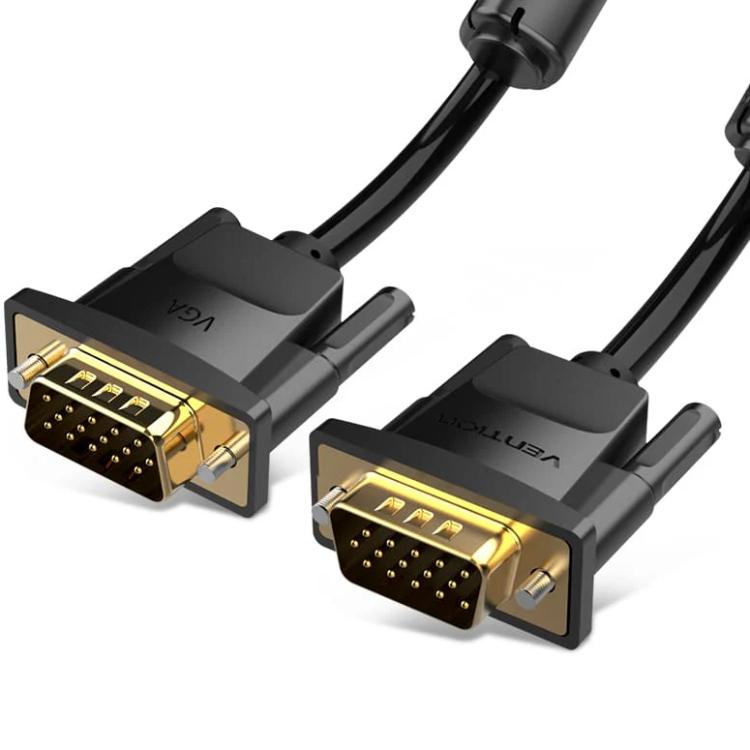 Кабель Vention VGA to VGA 15M-15M c ферритами 8 м Black (DADBK)