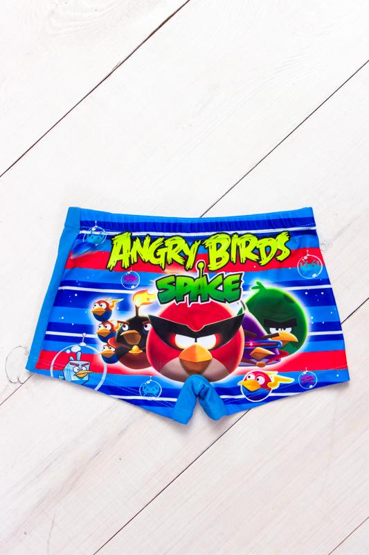 Плавки-боксери для хлопчика "Angry Birds" р. 36 Блакитний (140 см35-v0)