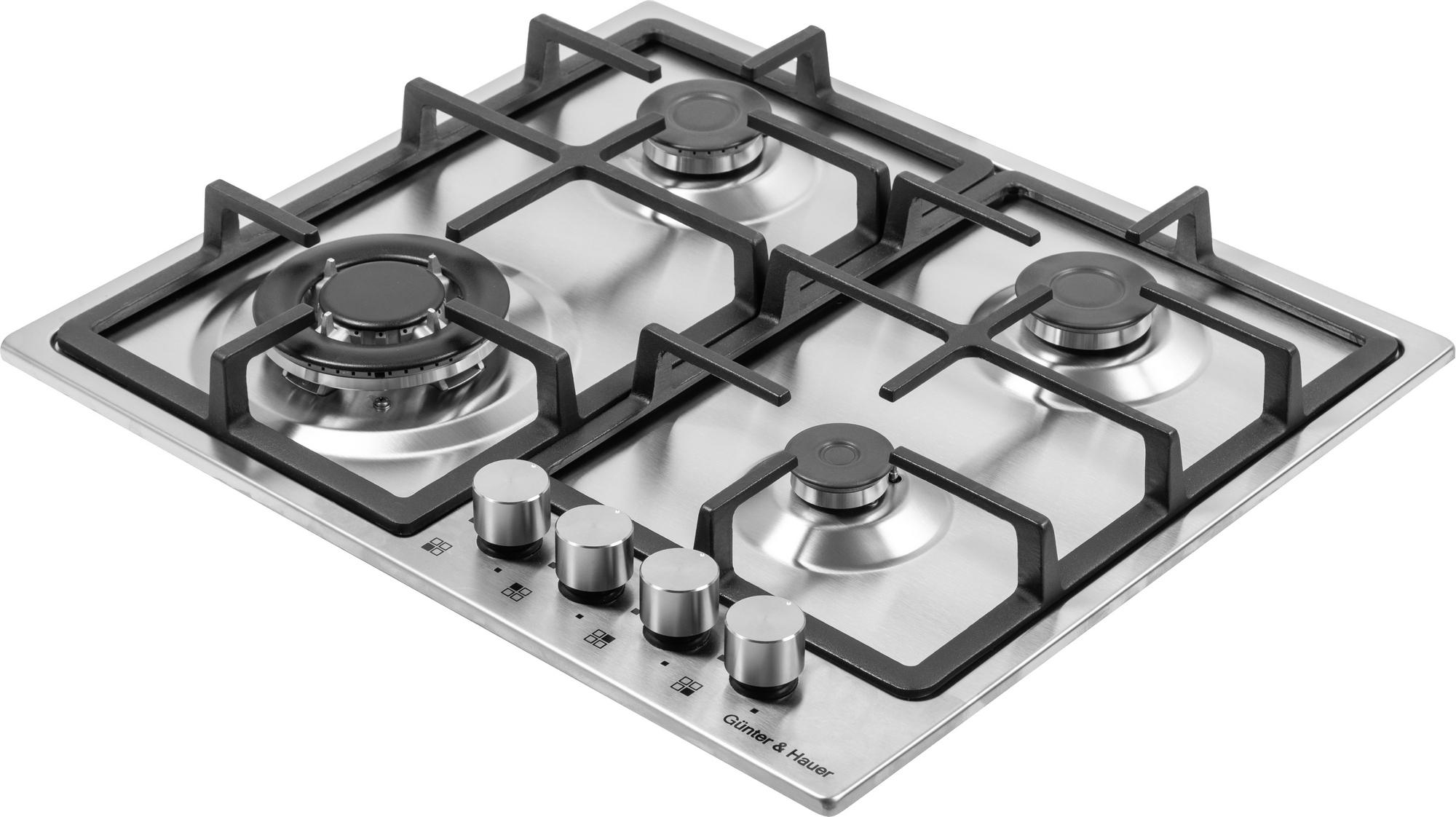 Варочная поверхность газовая Gunter&Hauer GH 608 IX - фото 3