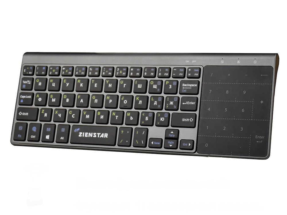 Бездротова міні-клавіатура Zienstar USB для Android з російською (1004-845-00) розкладкою