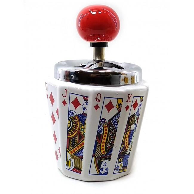 Попільничка керамічна Бубна 14,5х9х9 см (32419a)