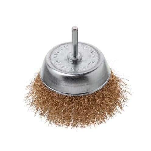 Щетка чашечная Intertool 100 мм 1/4" витая проволока покрыта латунью для дрели 4500 об/мин (BT-9101) Щетка чашечная Intertool 100 мм 1/4" витая проволока покрыта латунью для дрели 4500 об/мин (BT-9101)