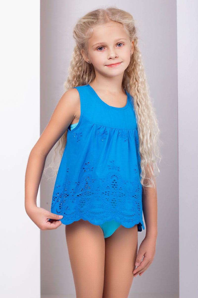 Блуза Anabel Arto 104-110 см Бирюзовый (23293/77689)