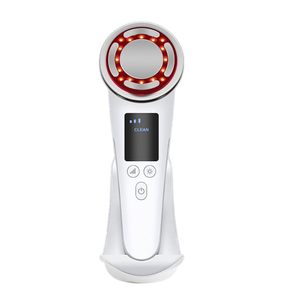 Микротоковый массажер для лица AIMED SkinLift Pro Anti-Aging с функцией RF Lifting, Hot&Cold компрессом EMS и LED светотерапией цвет белый