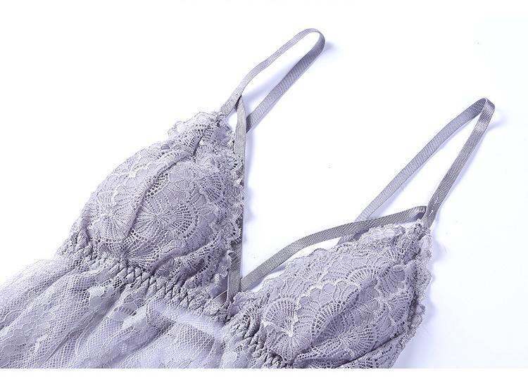 Набір халатик/пеньюар/трусики L Сірий (33005035685) - фото 5 Набір халатик/пеньюар/трусики L Сірий (33005035685) - фото 5