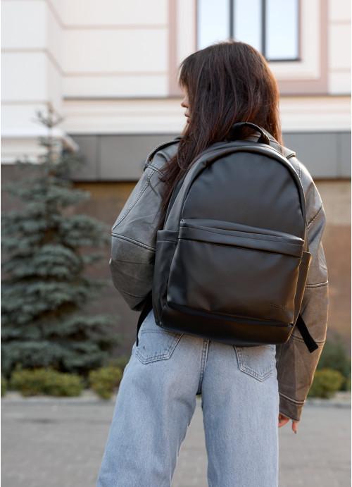 Городской рюкзак женский Sambag с отделением под ноутбук Черный (3980281346)
