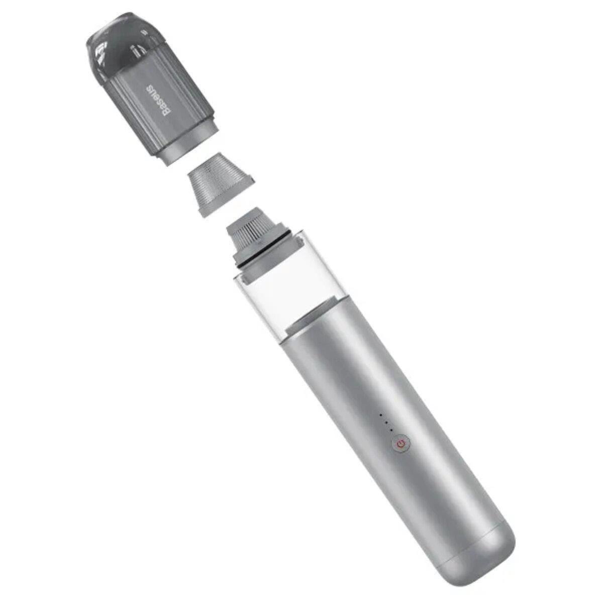 Автомобільний пилосос BASEUS CarVacuum Cleaner A3 Silver (CRXCQA3-0S) - фото 4